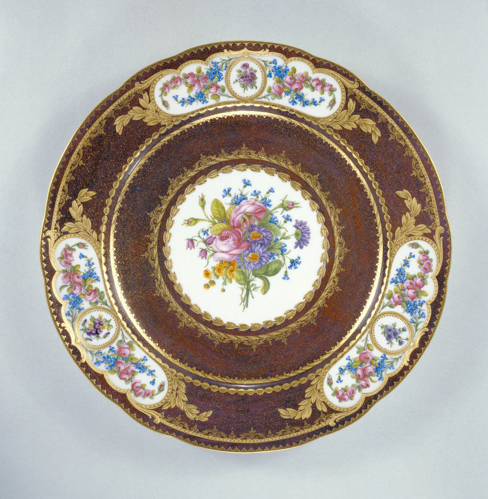 Plate (assiette d'echantillons) by Ground color Antoine Capelle