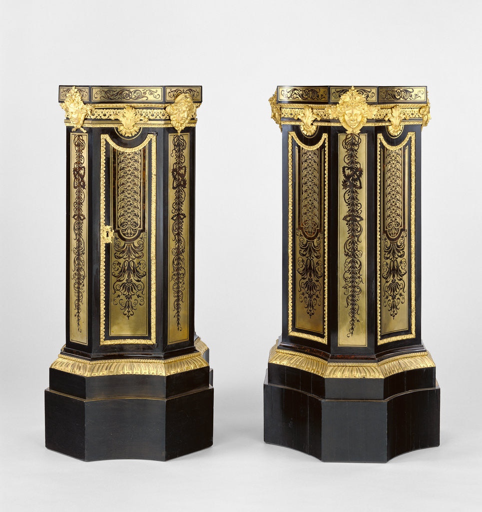 Detail of Pair of Pedestals by André-Charles Boulle
