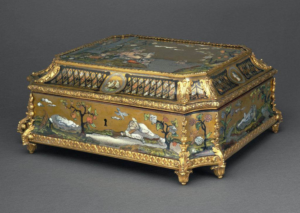 Detail of Casket (Carré de toilette) by Anonymous