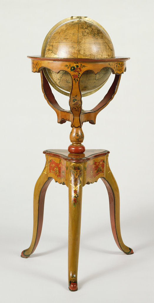 Detail of Terrestrial Globe (Globe terrestre) by Jean-Antoine Nollet