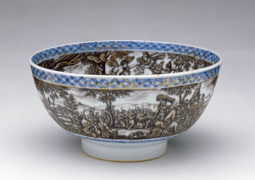Detail of Bowl by Ignaz Preissler