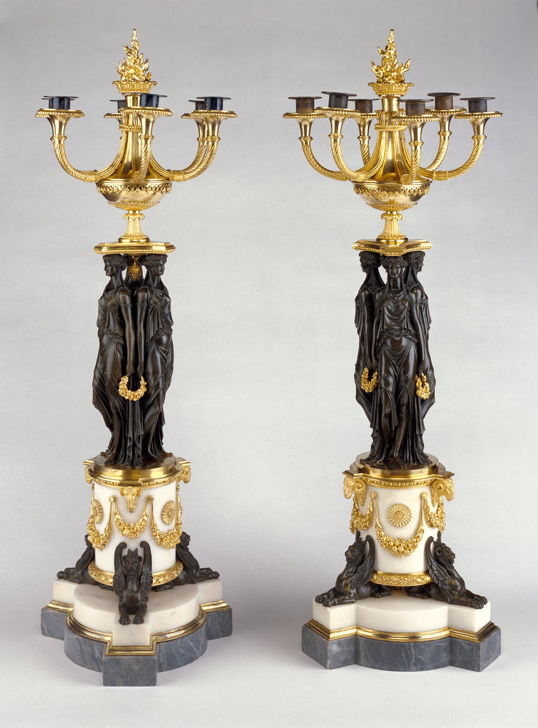 Detail of Pair of Candelabra by Pierre-Philippe Thomire