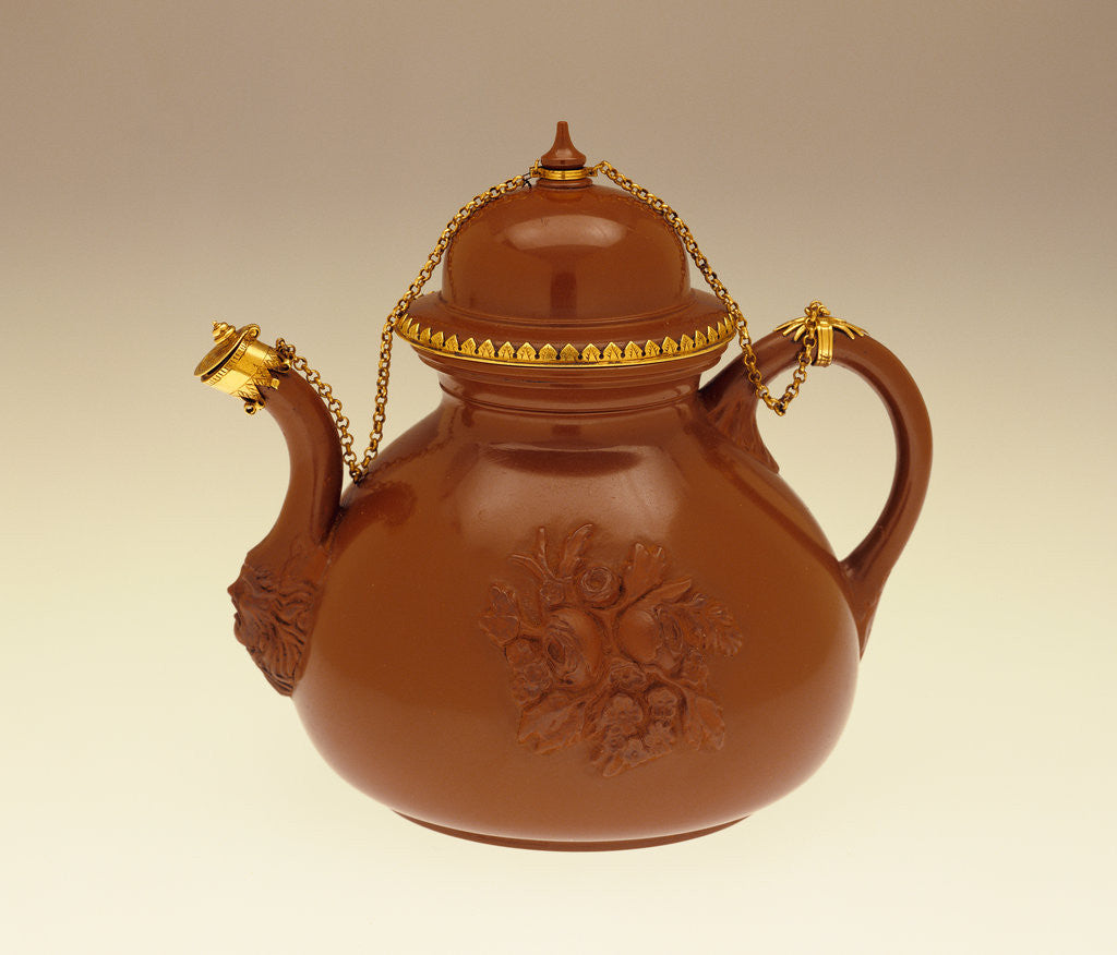 Detail of Teapot by Johann Friedrich Böttger
