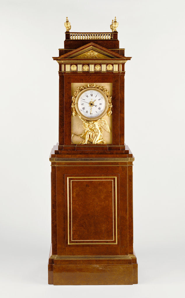 Detail of Long Case Musical Clock by David Roentgen