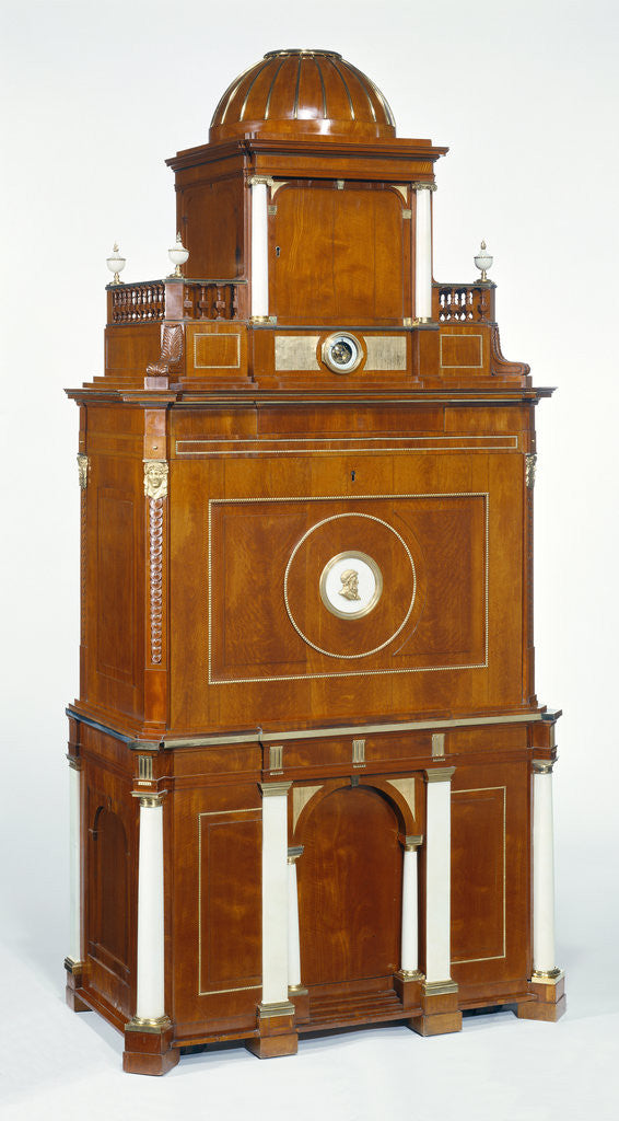 Detail of Secrétaire by By Johannes Andreas Beo