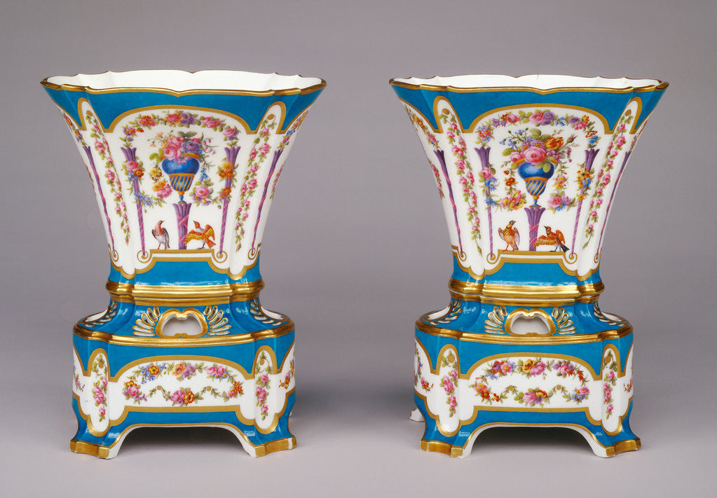 Pair of Vases (vases hollandois nouveaux, deuxième grandeur) by Jacques-François-Louis de Laroche