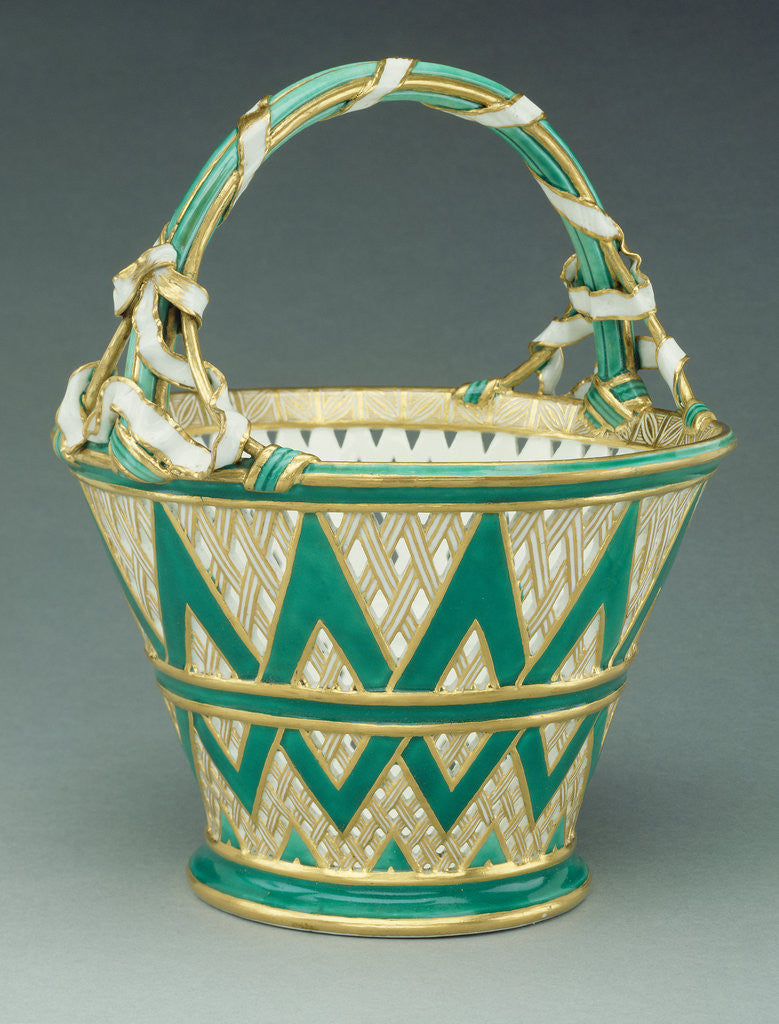 Detail of Basket (panier, deuxième grandeur) by Sèvres Manufactory