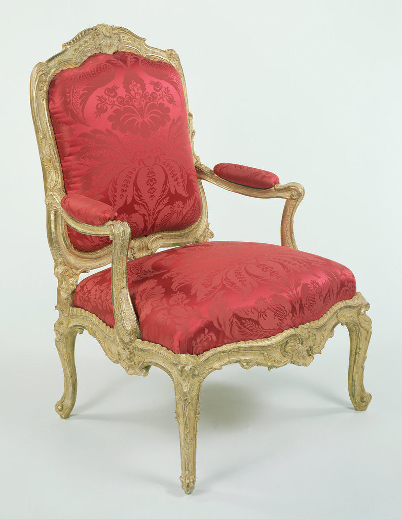 Detail of Two Armchairs (fauteuills à la reine) and Two Side Chairs (chaises à la reine) by Anonymous