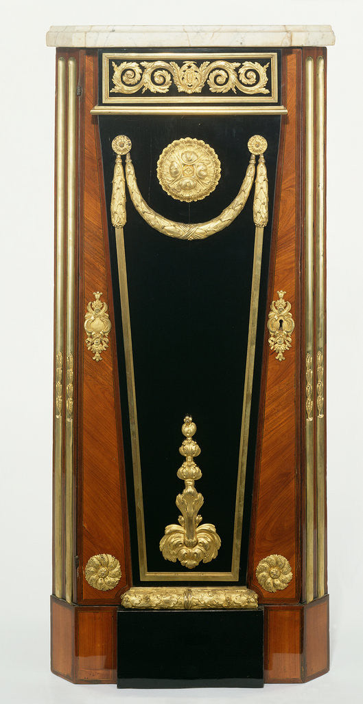 Detail of Pair of Corner Cupboards by Pierre Garnier