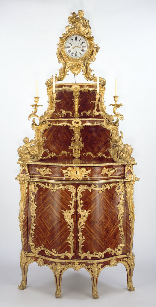 Detail of Corner Cupboard by Jacques Dubois