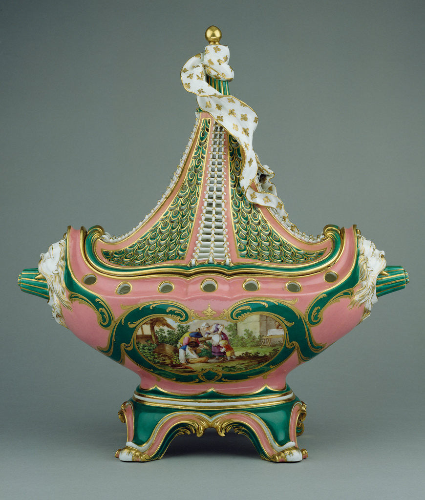 Lidded Pot-pourri Vase (vase or pot-pourri vaisseau à mât, deuxième grandeur) by Charles-Nicolas Dodin