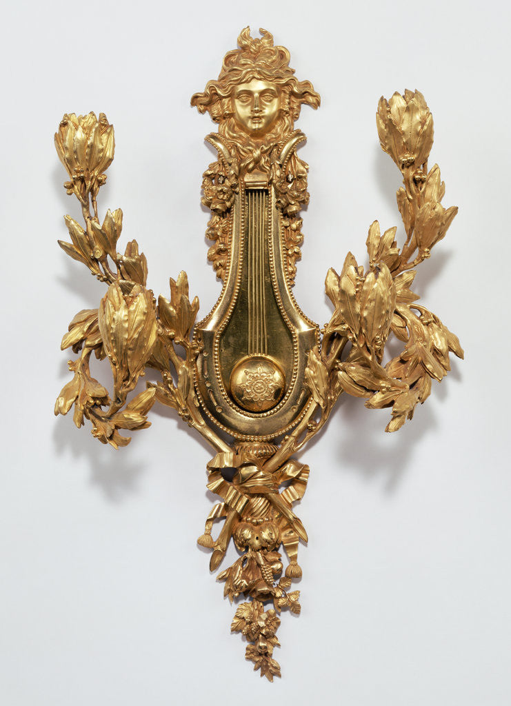 Detail of Pair of Wall Lights by Pierre Gouthière