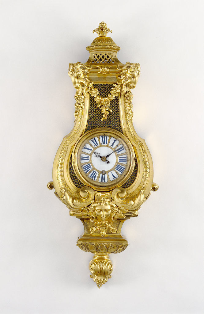 Detail of Wall Clock (pendule d'alcove) by André-Charles Boulle