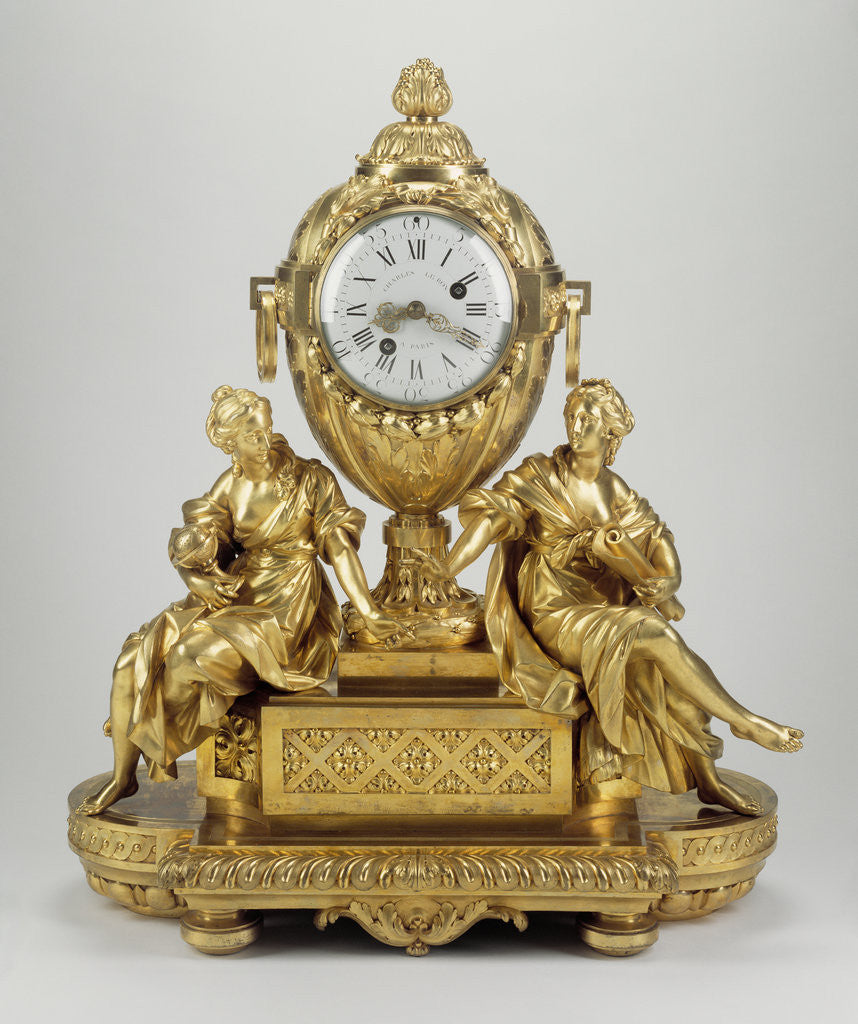Detail of Mantel Clock by Étienne-Augustin Le Roy
