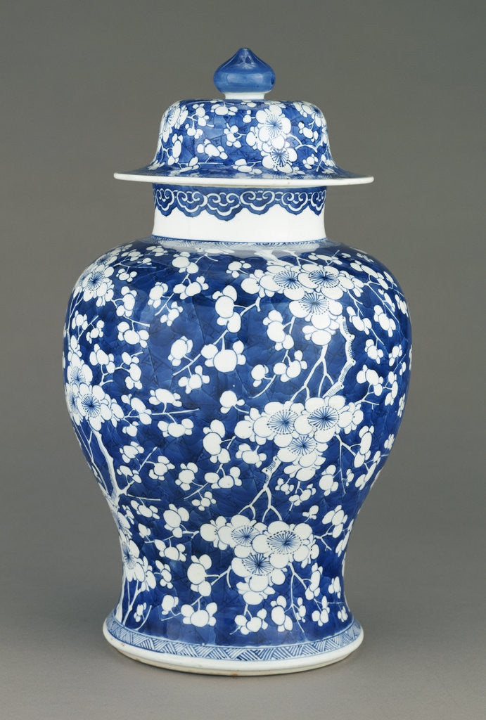 Detail of One pair of lidded vases by Anonymous