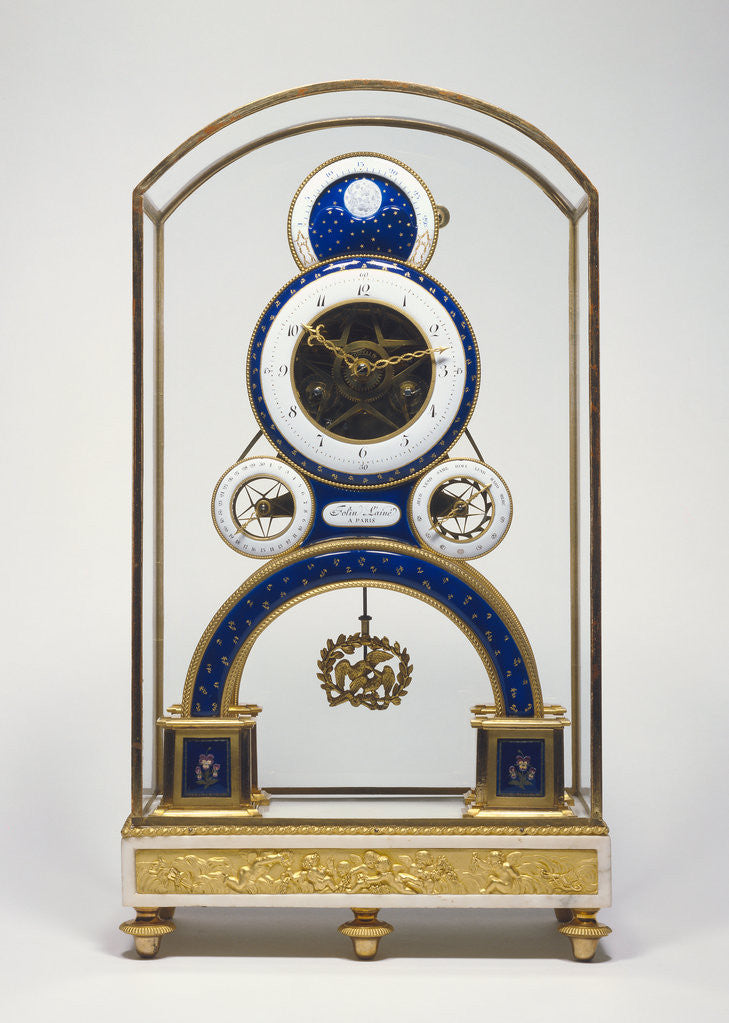 Detail of Mantel Clock by Nicolas-Alexandre Folin