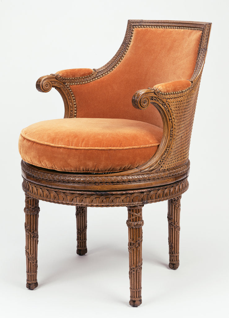 Detail of Chair (fauteuil de toilette) by Georges Jacob