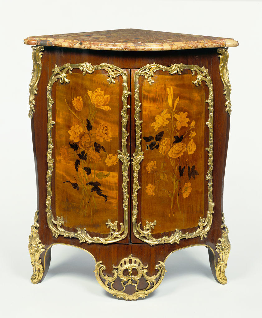 Detail of Corner Cupboard (Encoignure) by Jean-Pierre Latz