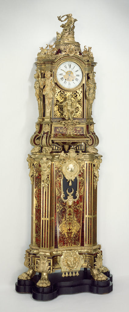 Detail of Long-case Musical Clock by Jean-François Dominicé