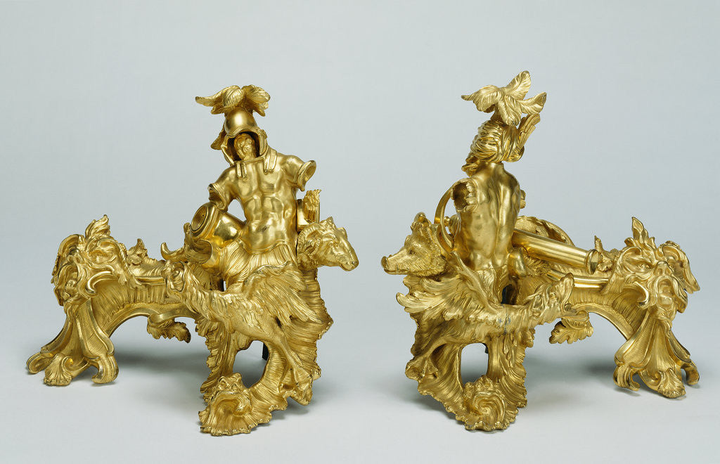 Detail of Pair of Firedogs by Anonymous