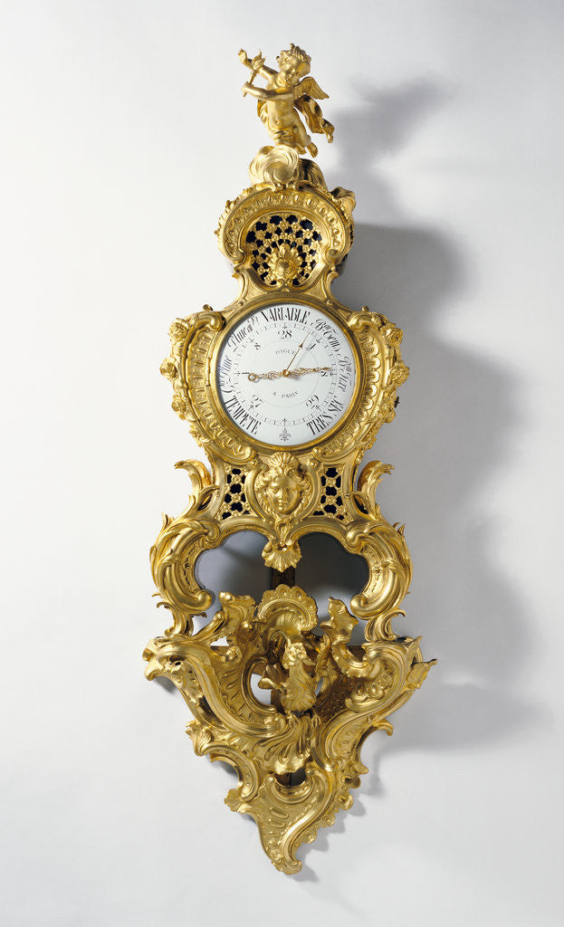 Detail of Barometer on Bracket by Charles Cressent