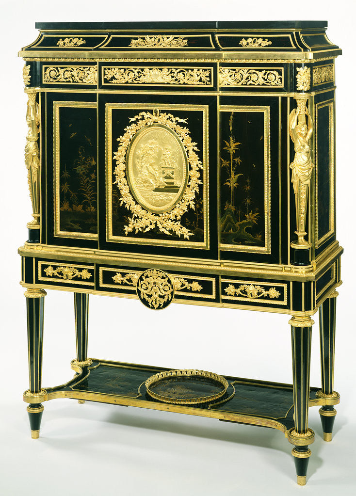 Detail of Secrétaire by Jean-Henri Riesener