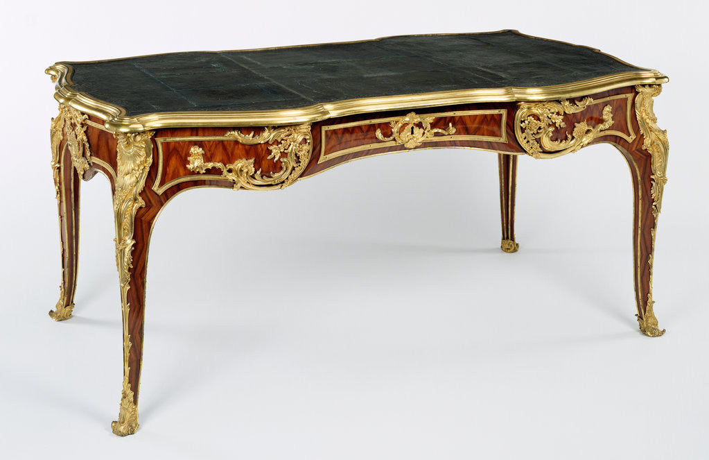 Detail of Writing Table (bureau plat) by Joseph Baumhauer