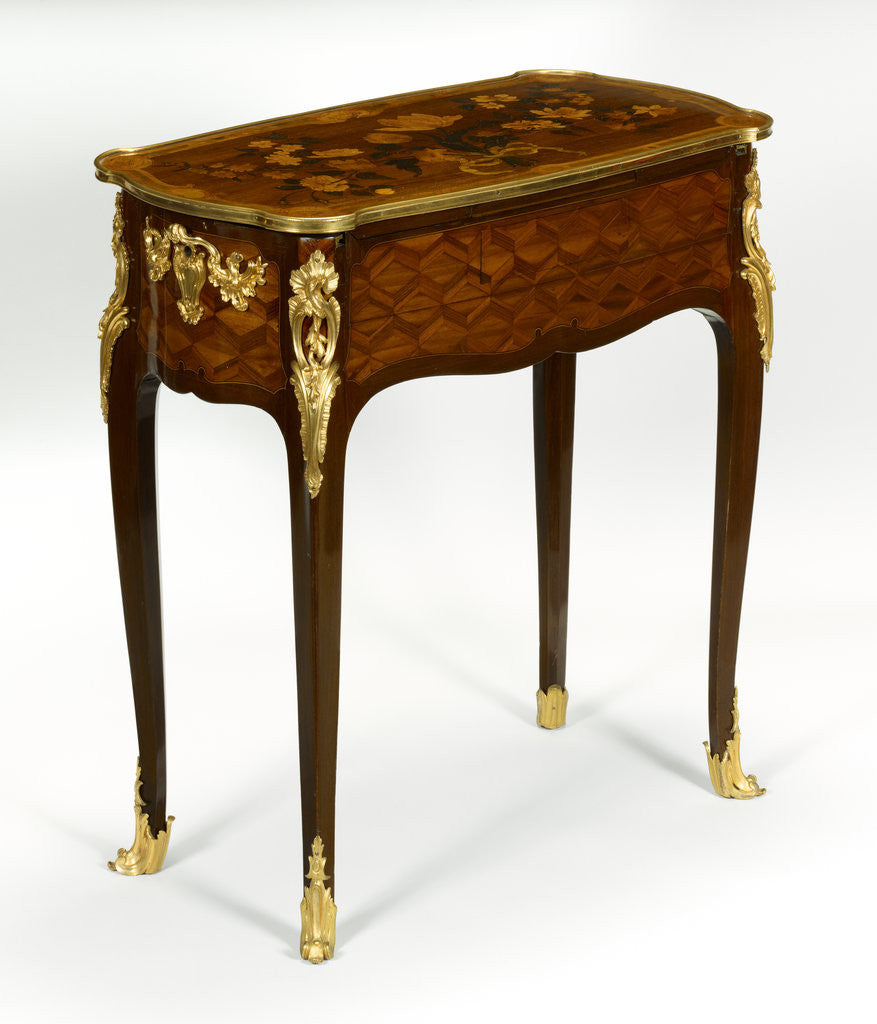 Detail of Mechanical Reading, Writing, and Toilette Table by Jean-François Oeben