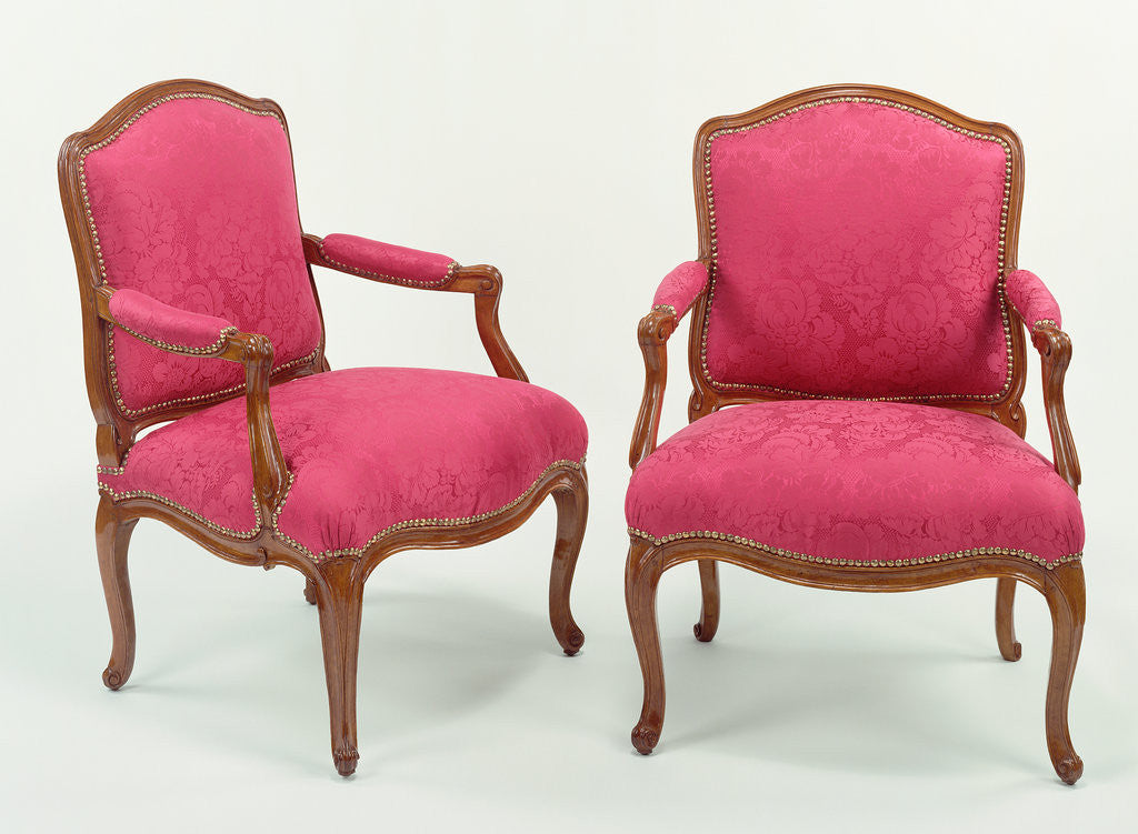 Detail of Pair of Armchairs by Nicolas-Quinibert Foliot