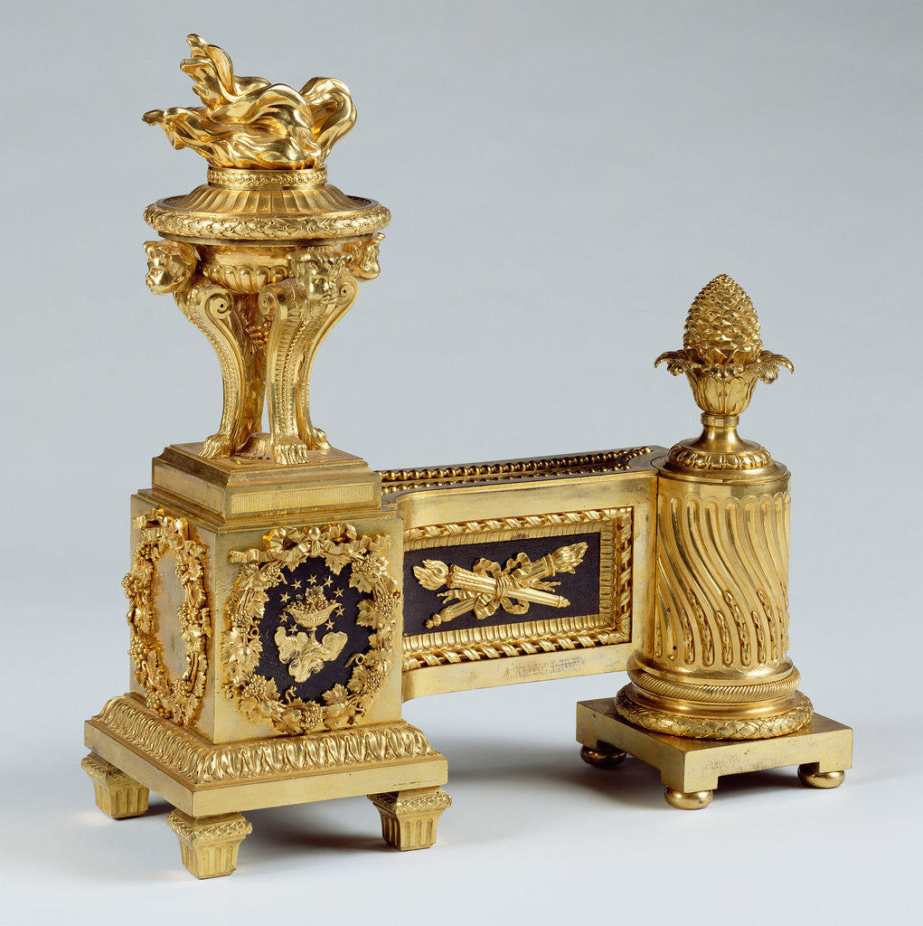 Detail of Fire Dog by Pierre Gouthière