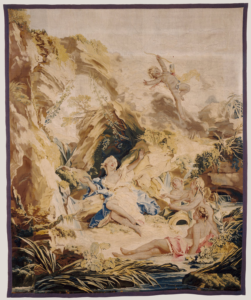 Detail of Tapestry: The Abandonment of Psyche by Anonymous