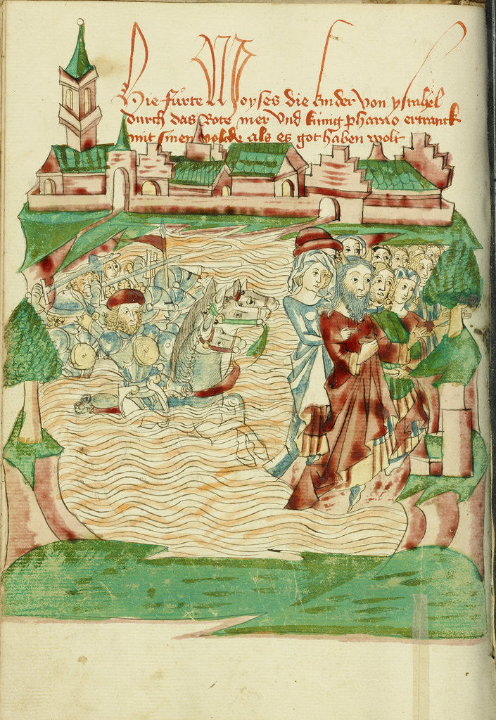 Detail of The Crossing of the Red Sea by Follower of Hans Schilling