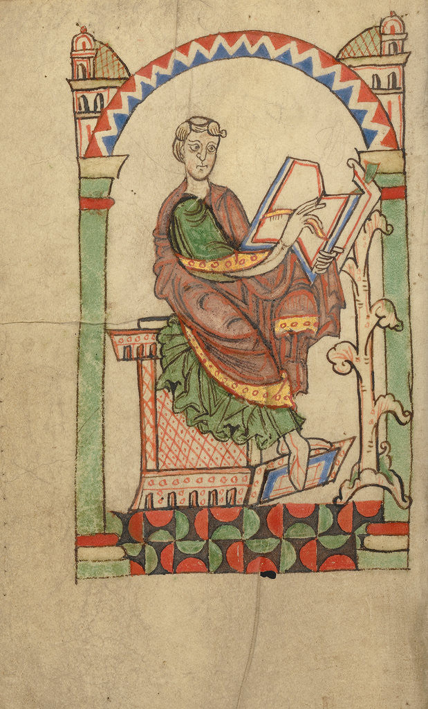 Detail of Scribe Writing, probably Eadmer of Canterbury by Anonymous