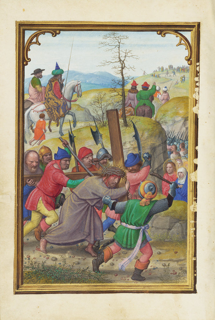 Detail of The Way to Calvary by Simon Bening
