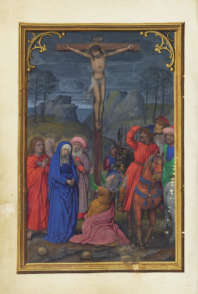 Detail of The Crucifixion by Simon Bening