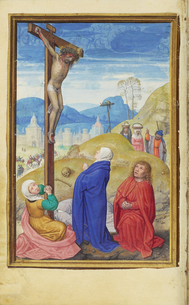 Detail of The Crucifixion by Simon Bening