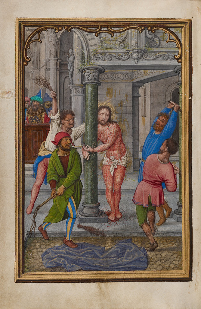 Detail of The Flagellation by Simon Bening