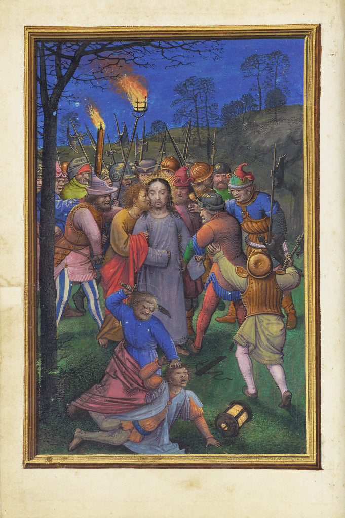 Detail of The Betrayal of Christ by Simon Bening