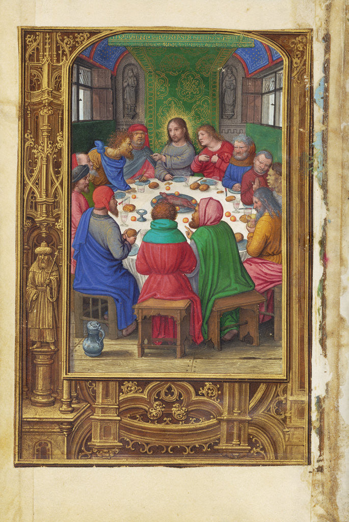 Detail of The Last Supper by Simon Bening
