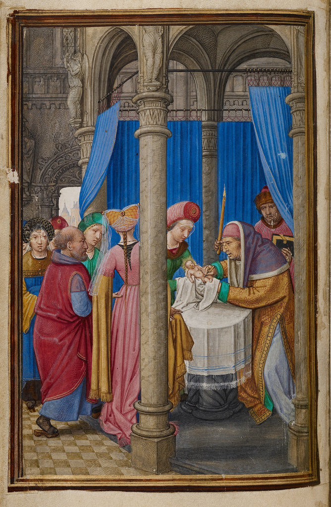Detail of The Circumcision by Simon Bening