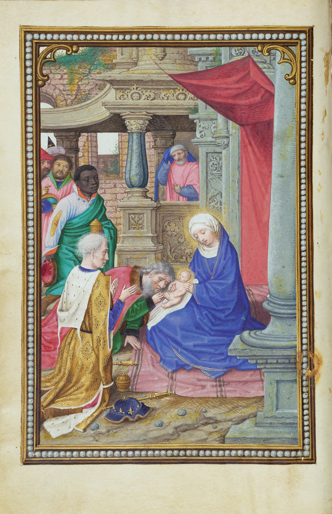 Detail of The Adoration of the Magi by Simon Bening