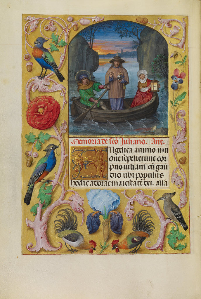 Detail of Saint Julianus and his Wife by Master of James IV of Scotland