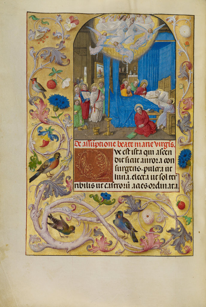 Detail of The Death of the Virgin by Master of the Lübeck Bible