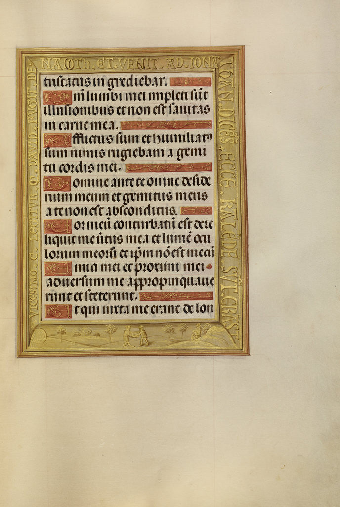 Detail of David and Jonathan by Anonymous