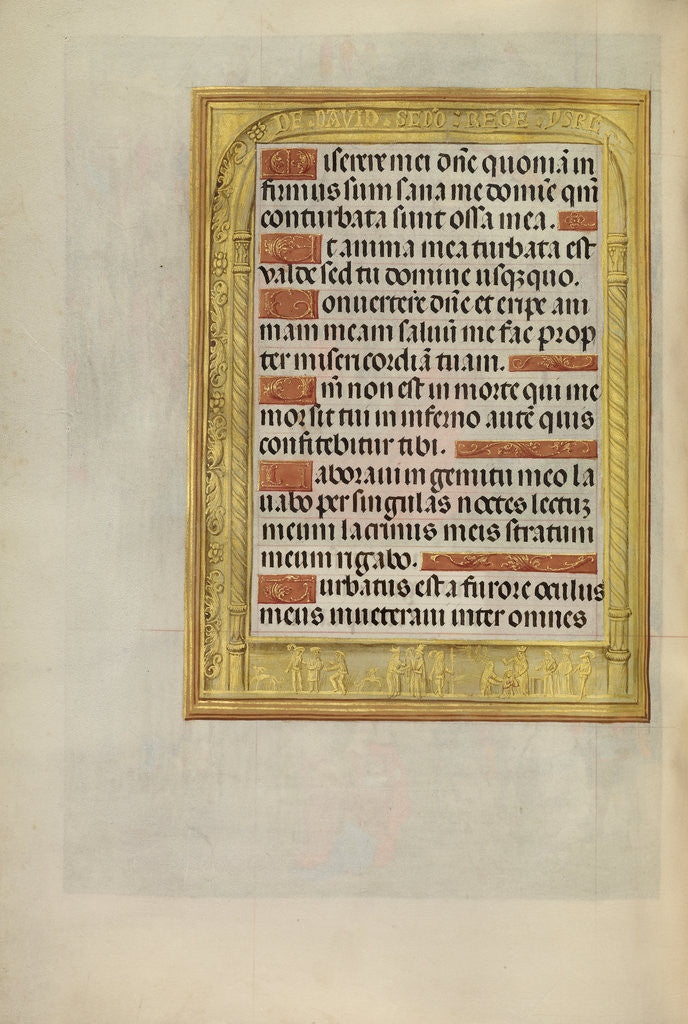 Detail of Saul Sending for David by Anonymous