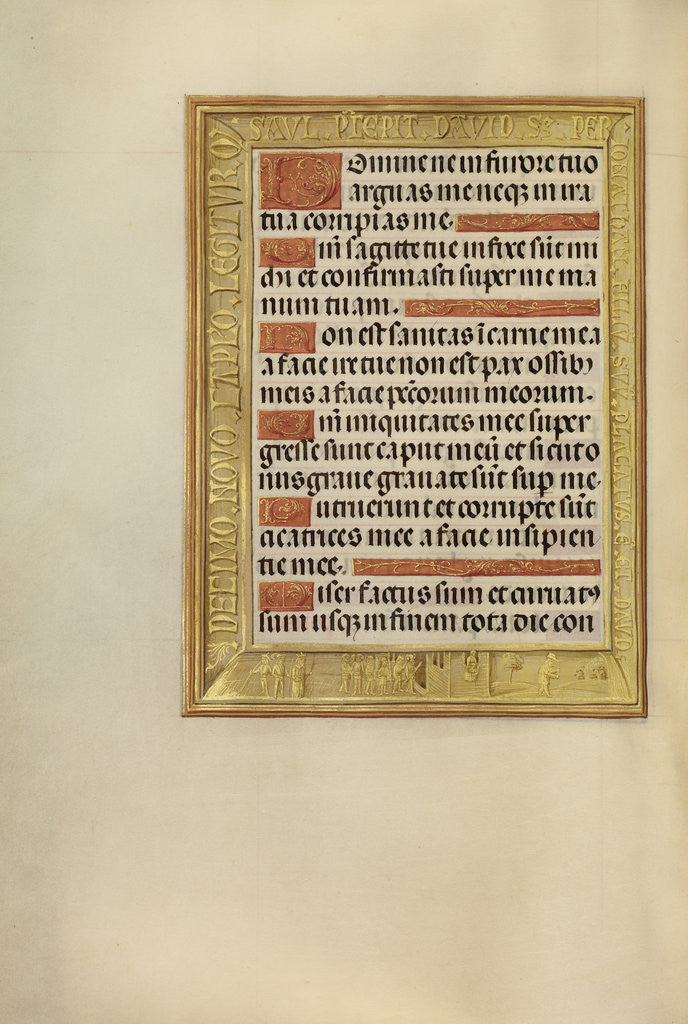 Detail of Saul Ordering David's Death by Anonymous