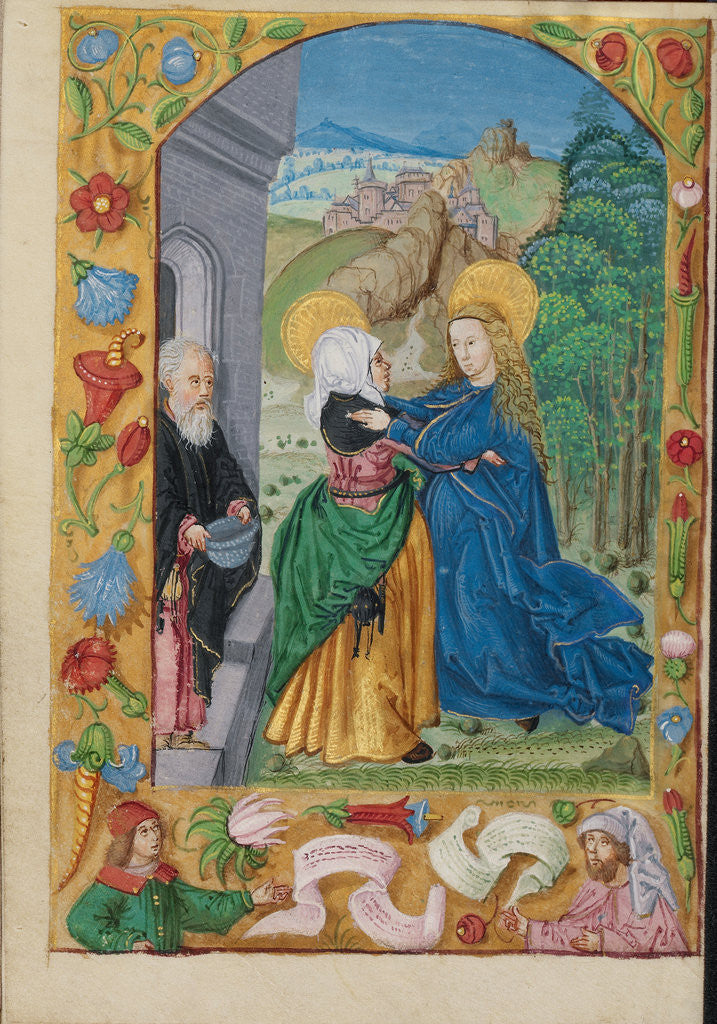 Detail of The Visitation by Anonymous