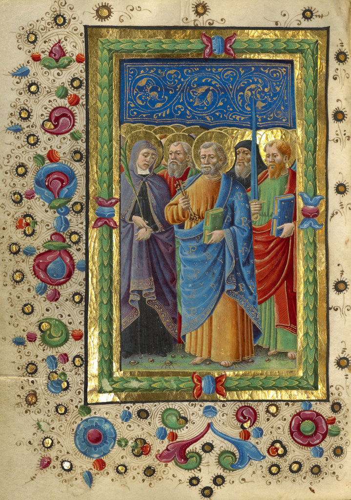 Detail of All Saints by Guglielmo Giraldi