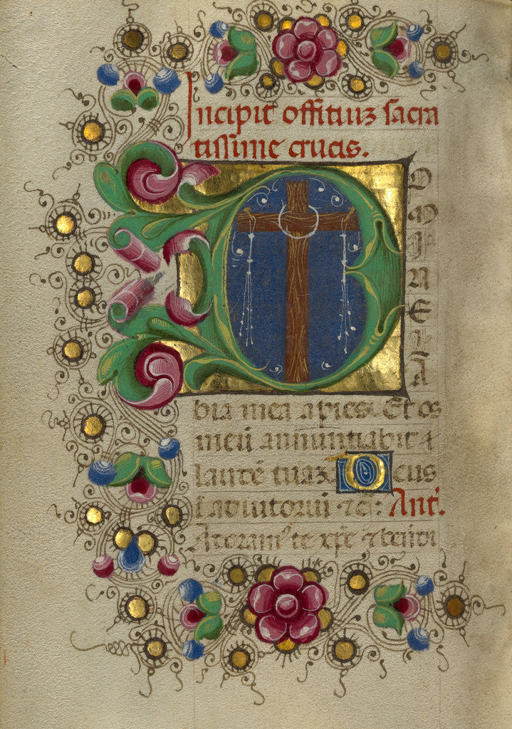 Detail of Initial D: The Cross by Taddeo Crivelli