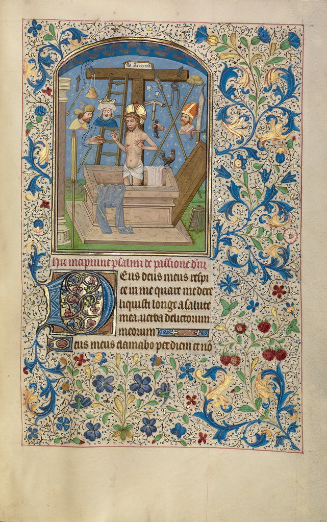 Detail of The Man of Sorrows by Willem Vrelant